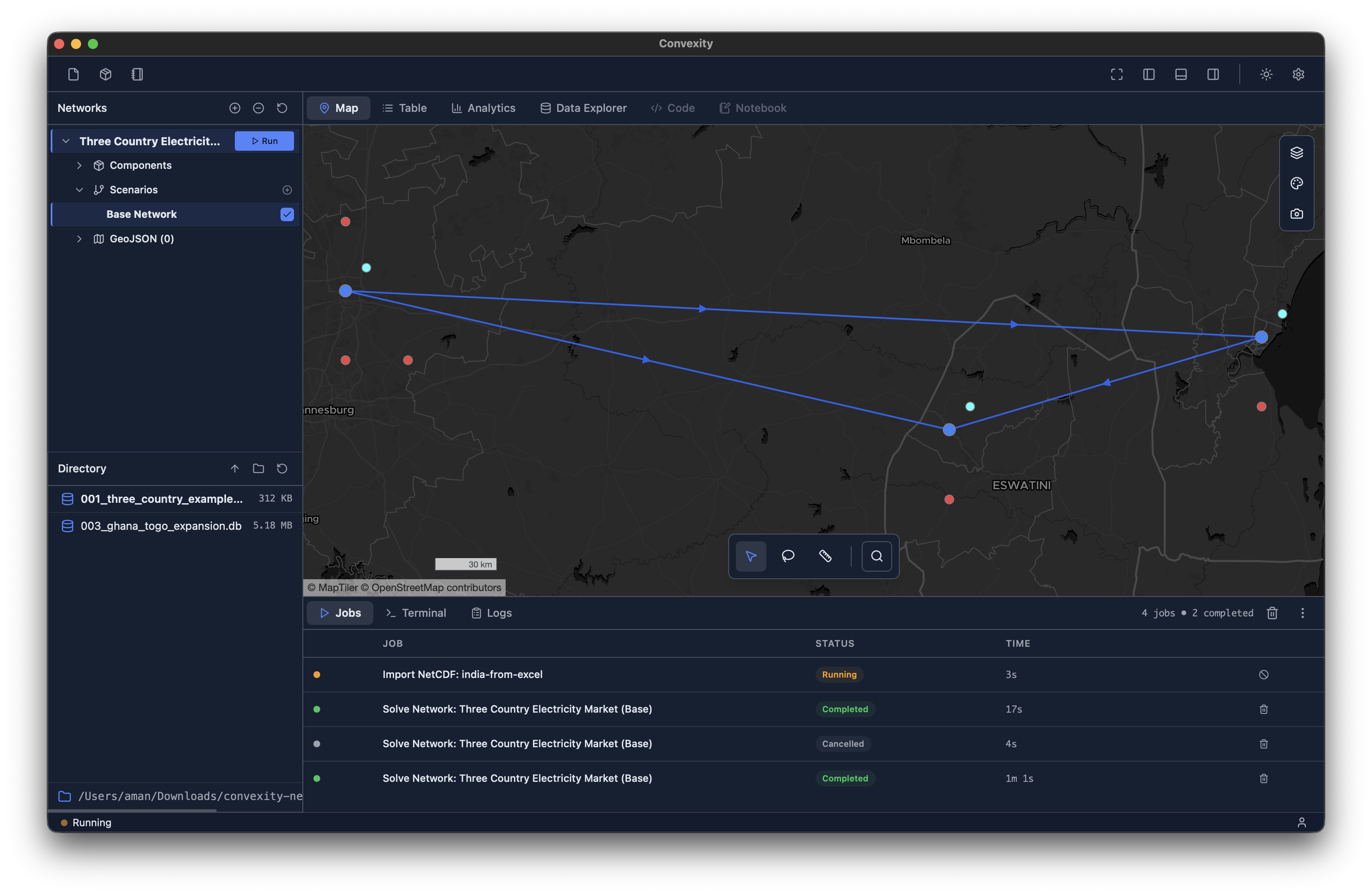 Convexity Bottom Panel Overview